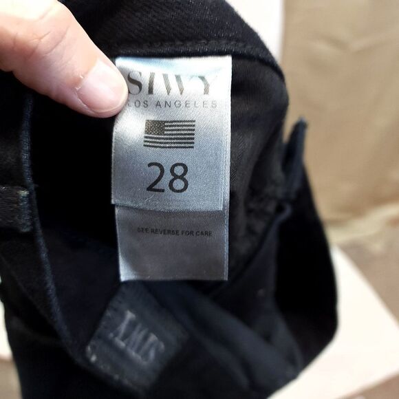 SIWY Denim Giavanna Studded Girlfriend Straight Leg Jeans Size 28(6) - Picture 12 of 16